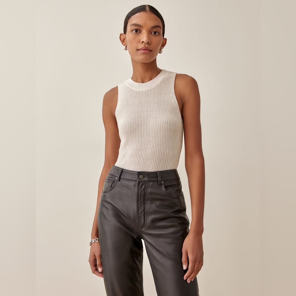 Reformation Lilac Knit Tank